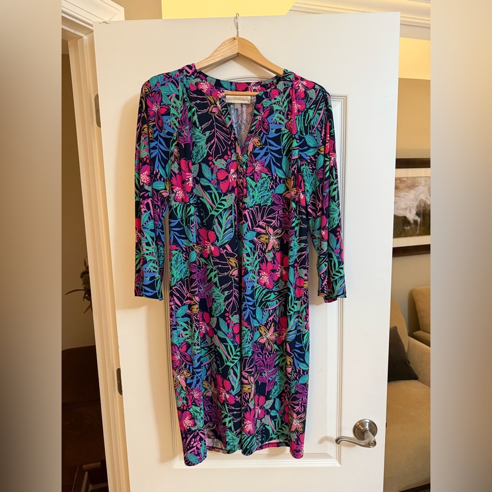 Cappagallo Floral Multicolor Dress L
